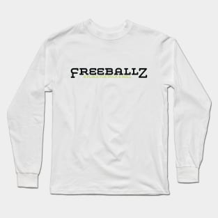 Freeballz Classic Logo Black Long Sleeve T-Shirt